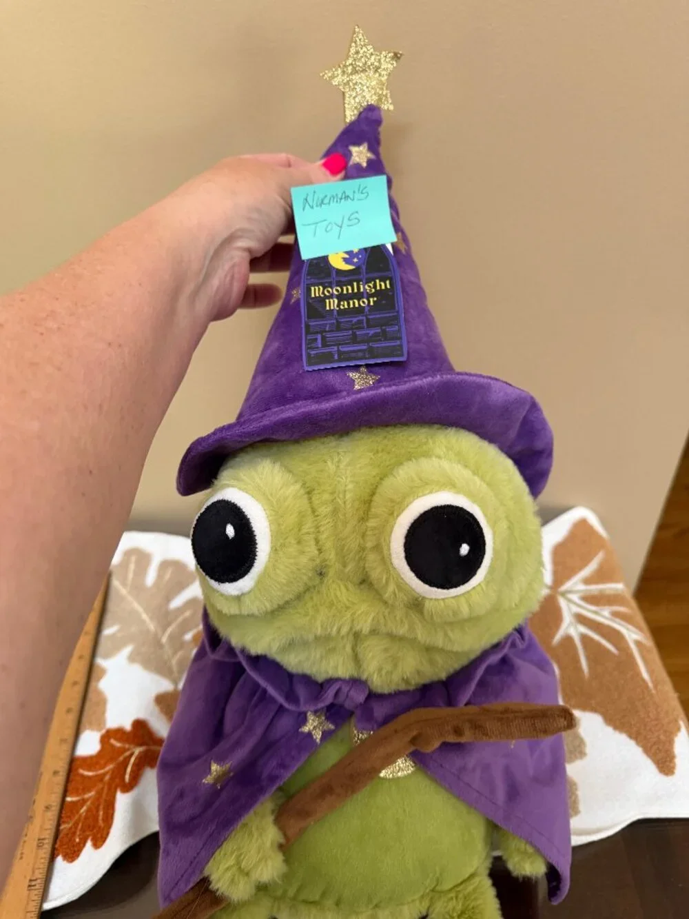 Moonlight Manor Wizard & Pumpkin Frogs U PICK  Purple /Black Capes Halloween NWT